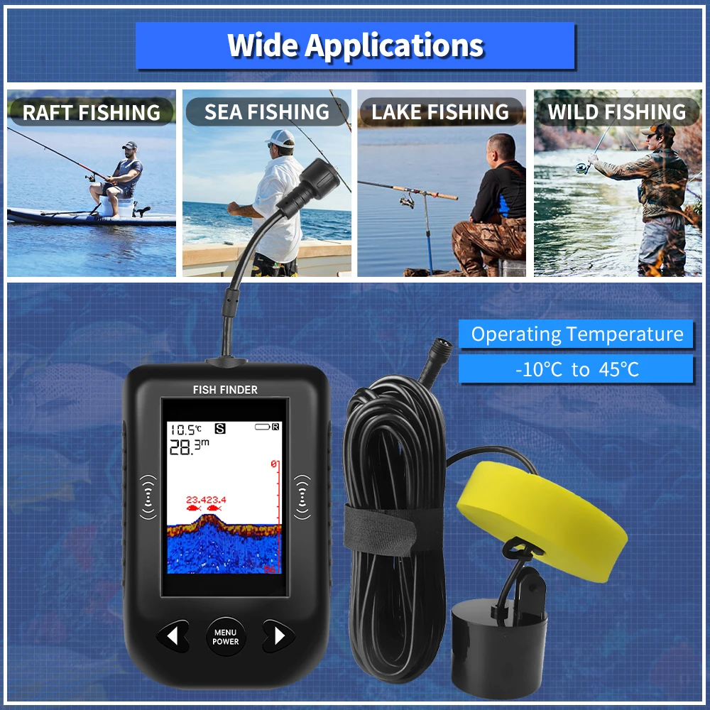 Erchang XF03 Fish Finders 45 D - Fish Finder Cable review and price