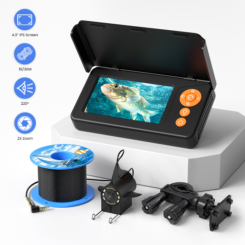 Underwater Fishing Camera 4.3’ - Fish Finder Cable review and price